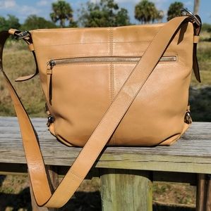 Tan brown Coach bucket crossbody/Shoulder bag